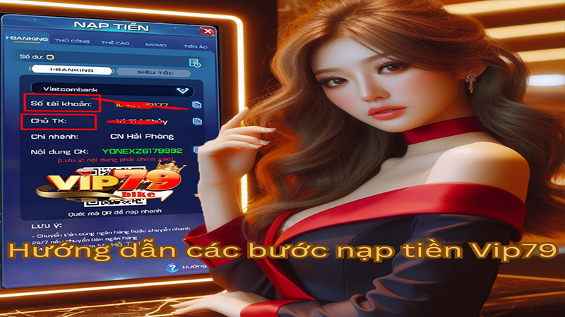 Hướng dẫn các bước nạp tiền tại cổng game Vip79 cho tân thủ