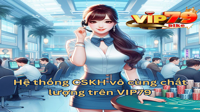 hệ thống chăm sóc khách hàng vô cùng chất lượng vip79.