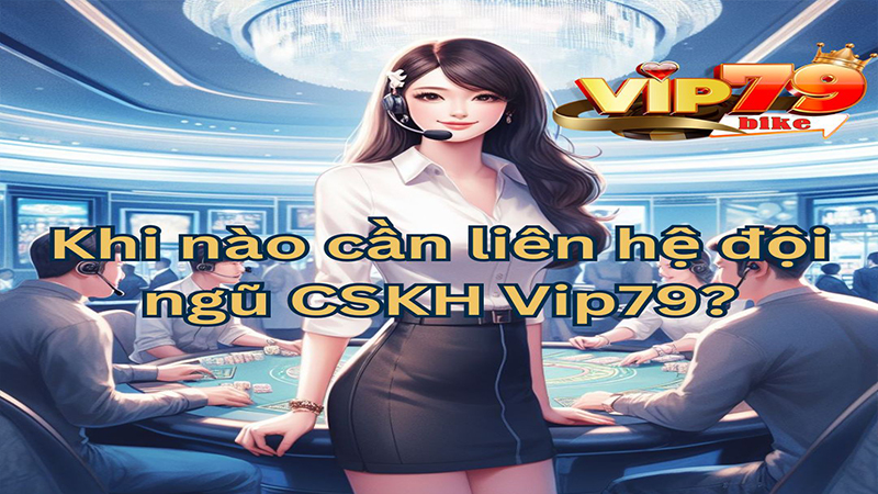 Khi nào cần liên hệ đội ngũ chăm sóc khách hàng Vip79?